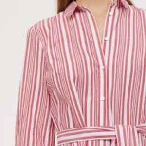 H&M Striped Shirt Dress NWT Size 14